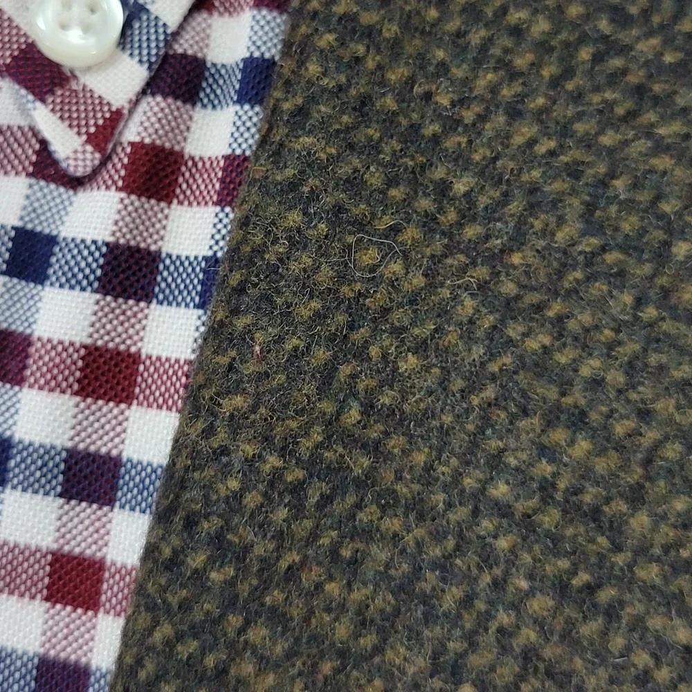 Stafford Men's Sport Coat Blazer Two Button Brown Wool Camel Nylon‎ BLend 42R